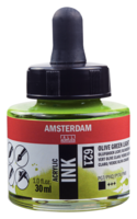 Olijfgroen licht Acryl Inkt Amsterdam 30 ML Kleur 621