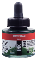 Olijfgroen donker Acryl Inkt Amsterdam 30 ML Kleur 622