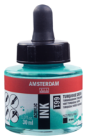 Turkooisgroen Acryl Inkt Amsterdam 30 ML Kleur 661