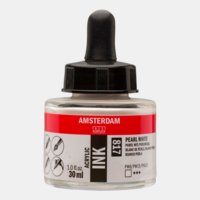 Parelwit Acryl Inkt Amsterdam 30 ML Kleur 817