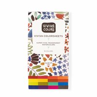 16 orginele kleuren Original Set Viviva Coloursheets Aquarelverf
