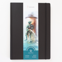 A4 Hahnem&uuml;hle Hardcover Cold Pressed Watercolour Book 100% katoen 60 bladen 250 grams