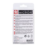 Licht Koelgrijs &amp; Koelgrijs Sakura Pigma Micron fineliner set met 8 pennen