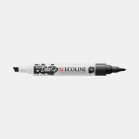 Zwart Ecoline Duotip van Talens Kleur 700