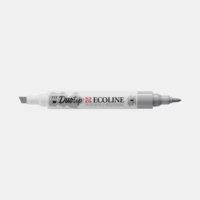 Koudgrijs Ecoline Duotip van Talens Kleur 717