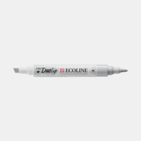 Koudgrijs Licht Ecoline Duotip van Talens Kleur 738