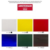 6 x 20 ML Amsterdam Expert Serie Acrylverf Intro Set