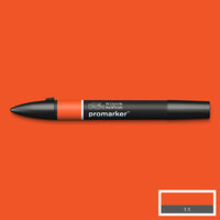 Bright Orange ProMarker Winsor &amp; Newton Kleur O177