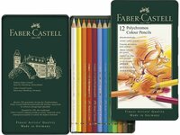 Polychromos Etui met 12 Kleurpotloden Faber-Castell