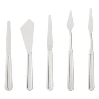 5 x kunststof paletmessen set Liquitex