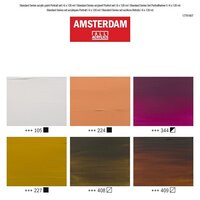 6 x 120 ML Portret set Amsterdam Standard Series Acrylverf