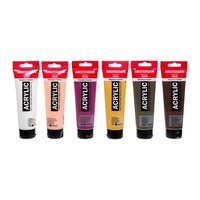 6 x 120 ML Portret set Amsterdam Standard Series Acrylverf
