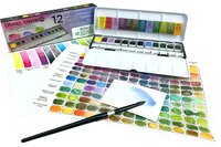 Daniel Smith 12 halve napjes Colors of inspiration in metalen box + 12 lege halve napjes gratis