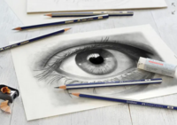 8-delige grafietset Faber-Castell Goldfaber