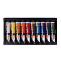 10 x 40 ML 'The Peasants' Landscape set Cobra Artist watermengbare olieverf