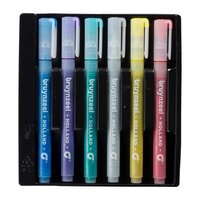 6 x Bruynzeel Kids Glitter viltstiften set