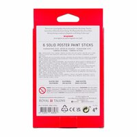 6 x Bruynzeel Plakkaatverf sticks set Basic