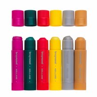 6 x Bruynzeel Metallic Plakkaatverf sticks set