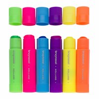 6 x Bruynzeel Neon Plakkaatverf sticks set