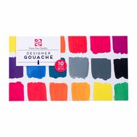 10 x 20 ML Plakkaatverf Basis kleuren set Extra fijn (Gouache Extra fine) Royal Talens