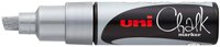 Zilver Uni Ball Krijtmarker met grote punt 8 mm (8K)