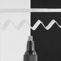 Zilver Sakura Pen-Touch Calligrapher Medium (5 mm)