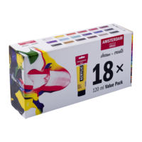 Value pack Amsterdam Standard Series Acrylverf 18 x 120 ml 