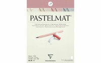 Pastelmat No 7 Pastel Papier verlijmd Beige Sand Sanguine Dark Grey fijne structuur 12 vellen van Clairefontaine 360 grams 24 x 30 cm