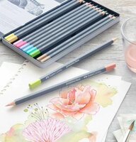 Etui met 12 Pasteltinten Aquarelpotloden van Creative Studio van Faber Castell