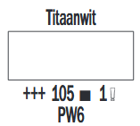 Titaanwit Cobra Artist watermengbare olieverf 40 ML (S 1) Kleur 105