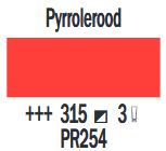 Pyrrolerood Cobra Artist watermengbare olieverf 40 ML (S 3) Kleur 315