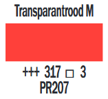 Transparantrood Middel Cobra Artist watermengbare olieverf 40 ML (S 3) Kleur 317