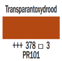 Transparantoxydrood Cobra Artist watermengbare olieverf 40 ML (S 3) Kleur 378