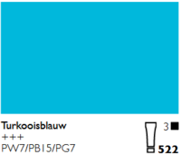 Turkooisblauw Cobra Artist watermengbare olieverf 40 ML (S 3) Kleur 522