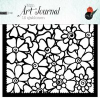 20,8 x 20,8 cm 15 Sjablonen Mijn Art Journal van Mus Creatief.