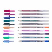10 x Gelly Roll pennen Gold &amp; Silver Shadow set van Sakura