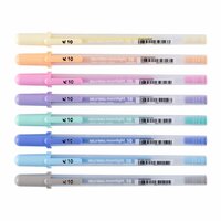 8 x Gelly Roll pennen (0,5 mm) Moonlight (10) set Pastel van Sakura
