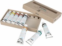 8 x 35 ML set Norma Blue watervermengbare olieverf van Schmincke