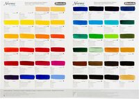 8 x 35 ML set Norma Blue watervermengbare olieverf van Schmincke