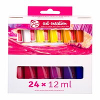 Uitgebreide starter set Acrylverf van Art Creation 24 x 12 ml Set 824