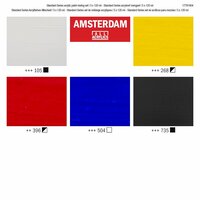 5 x 120 ML Meng set Amsterdam Standard Series Acrylverf