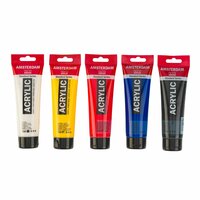 5 x 120 ML Meng set Amsterdam Standard Series Acrylverf