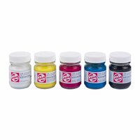 5 x 50 ML Plakkaatverf Primaire kleuren set Extra fijn (Gouache Extra fine) Royal Talens