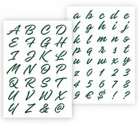 A3 Qbix QBIX Lettersjabloon Sierletters Kunststof - Hoogte letters 3-4cm