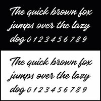 A3 Qbix QBIX Lettersjabloon Sierletters Kunststof - Hoogte letters 3-4cm