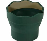 Groene vouwbare watercup / waterbeker Faber-Castell Clic&amp;Go