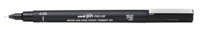 0.03 Uni Pin fineliner zwart