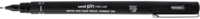 0.7 Uni Pin fineliner zwart