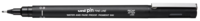 0.9 Uni Pin fineliner zwart