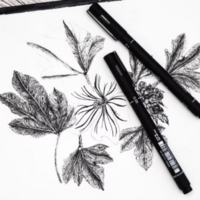 Brushpunt Uni Pin fineliner zwart
